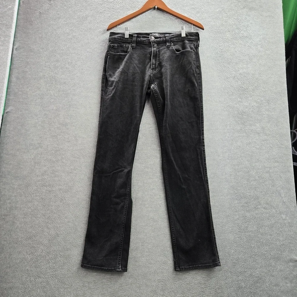 Hollister Men Jeans 32X32 Black Denim 30